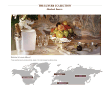 Tablet Screenshot of luxurycollectionemenus.com